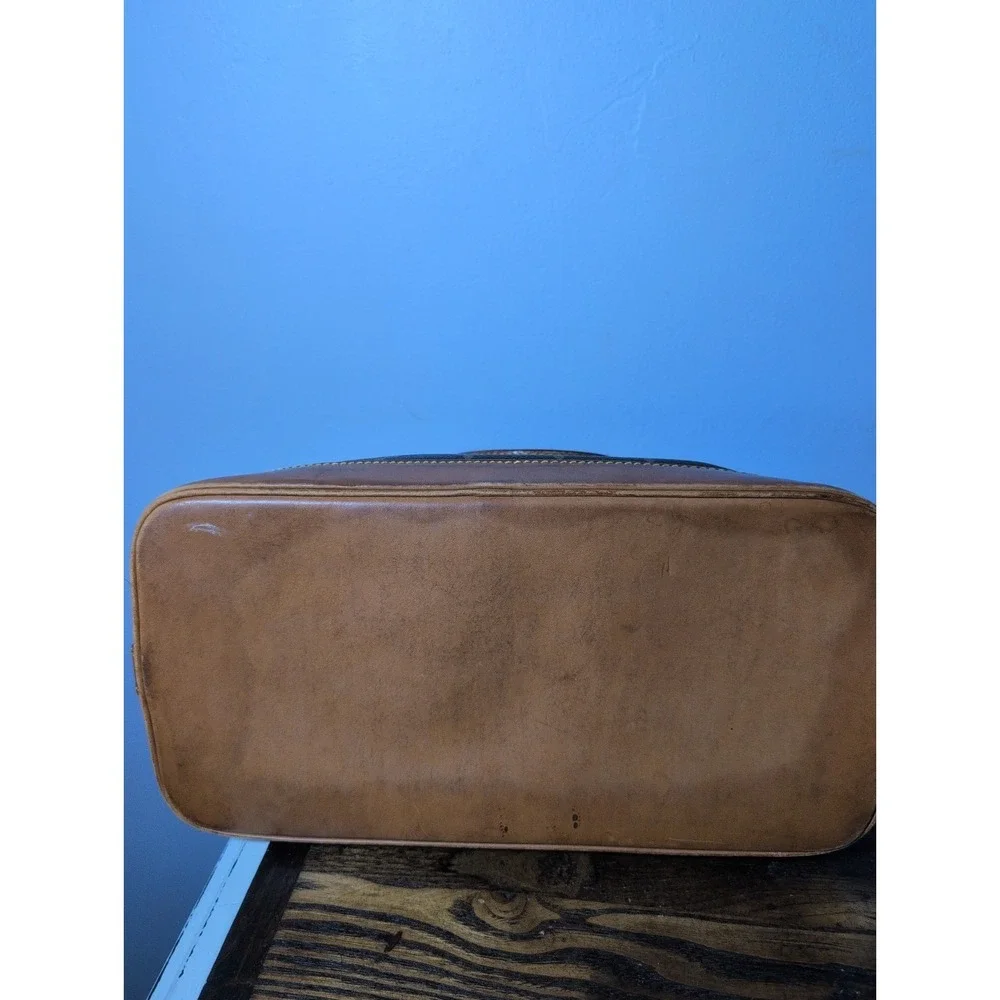 Louis Vuitton Alma PM Monogram Canvas Leather Vintage Bag‎ Brown Vintage